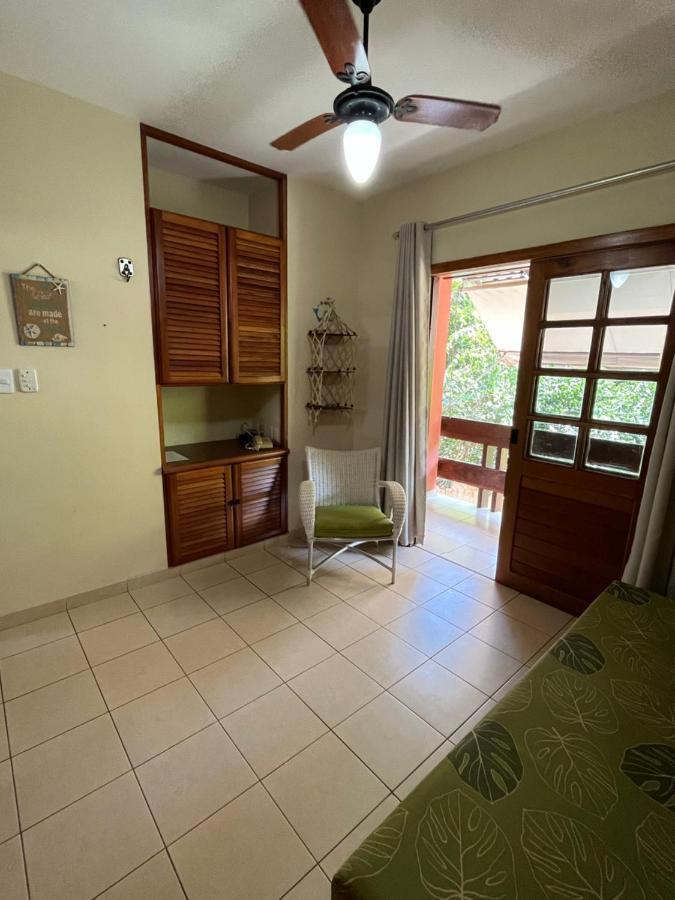 De Frente Pra Praia Apartamento Da Cris Taperapua - Condominio America Praia Flat Porto Seguro Buitenkant foto