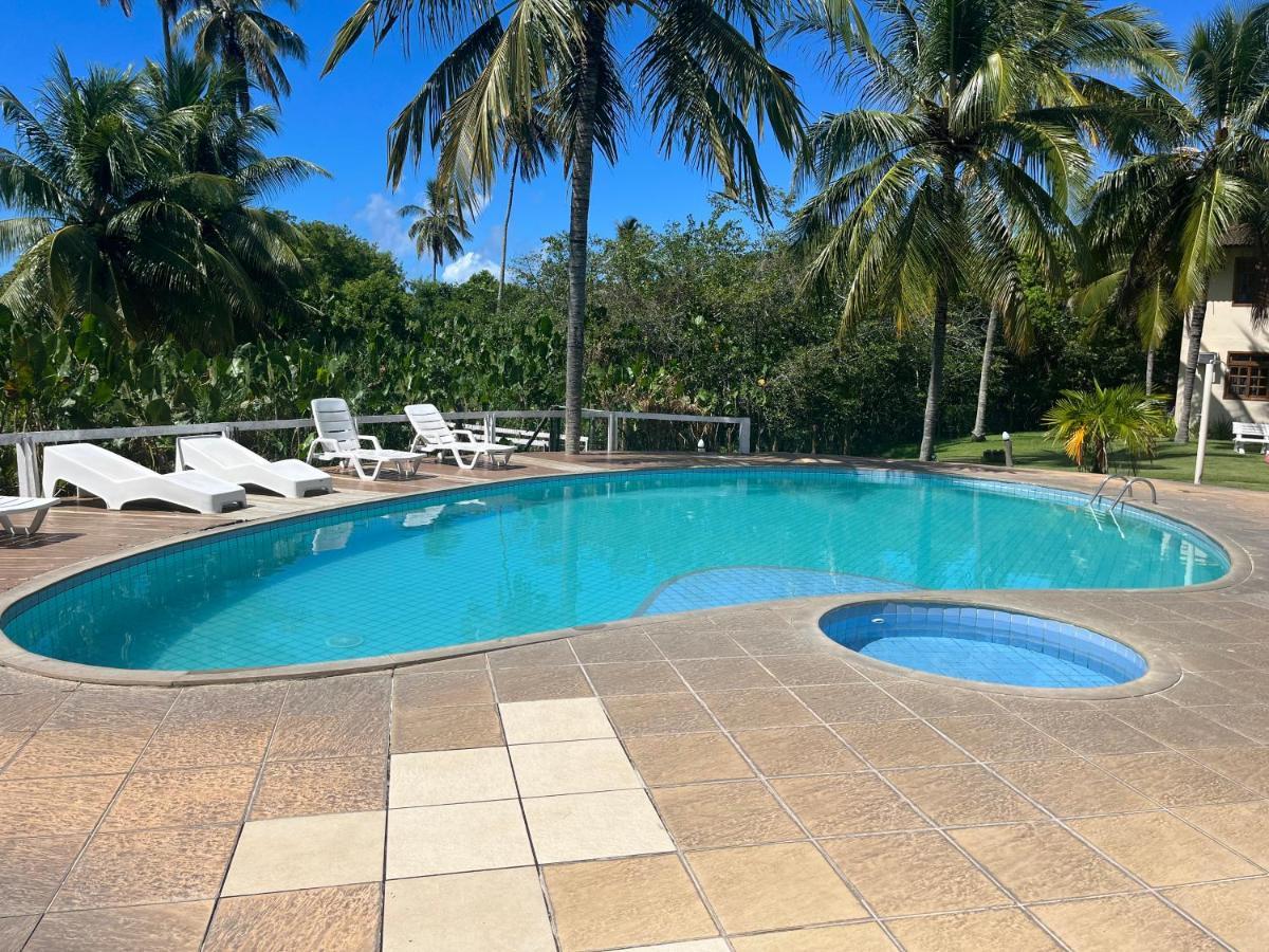 De Frente Pra Praia Apartamento Da Cris Taperapua - Condominio America Praia Flat Porto Seguro Buitenkant foto